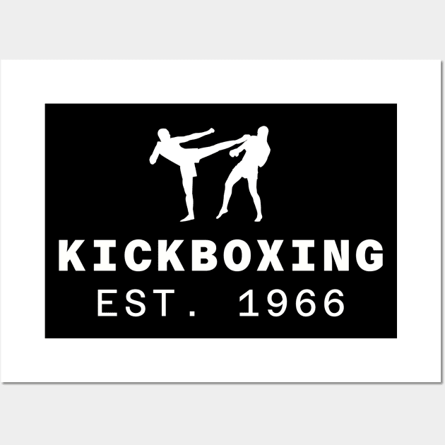 KICKBOXING EST. 1966 Wall Art by PrimalWarfare